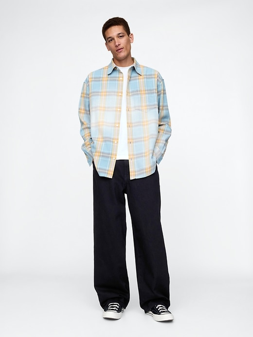 Image number 2 showing, Sunwashed Twill Big Shirt