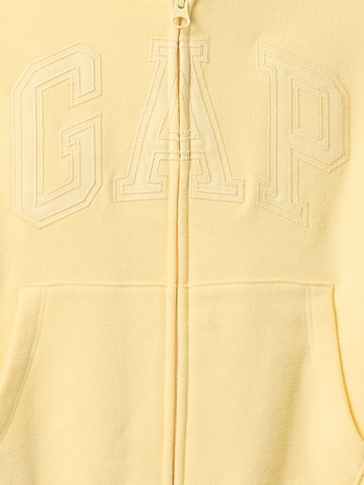 Image number 5 showing, Kids Vintage Soft Oversized Logo Zip Hoodie