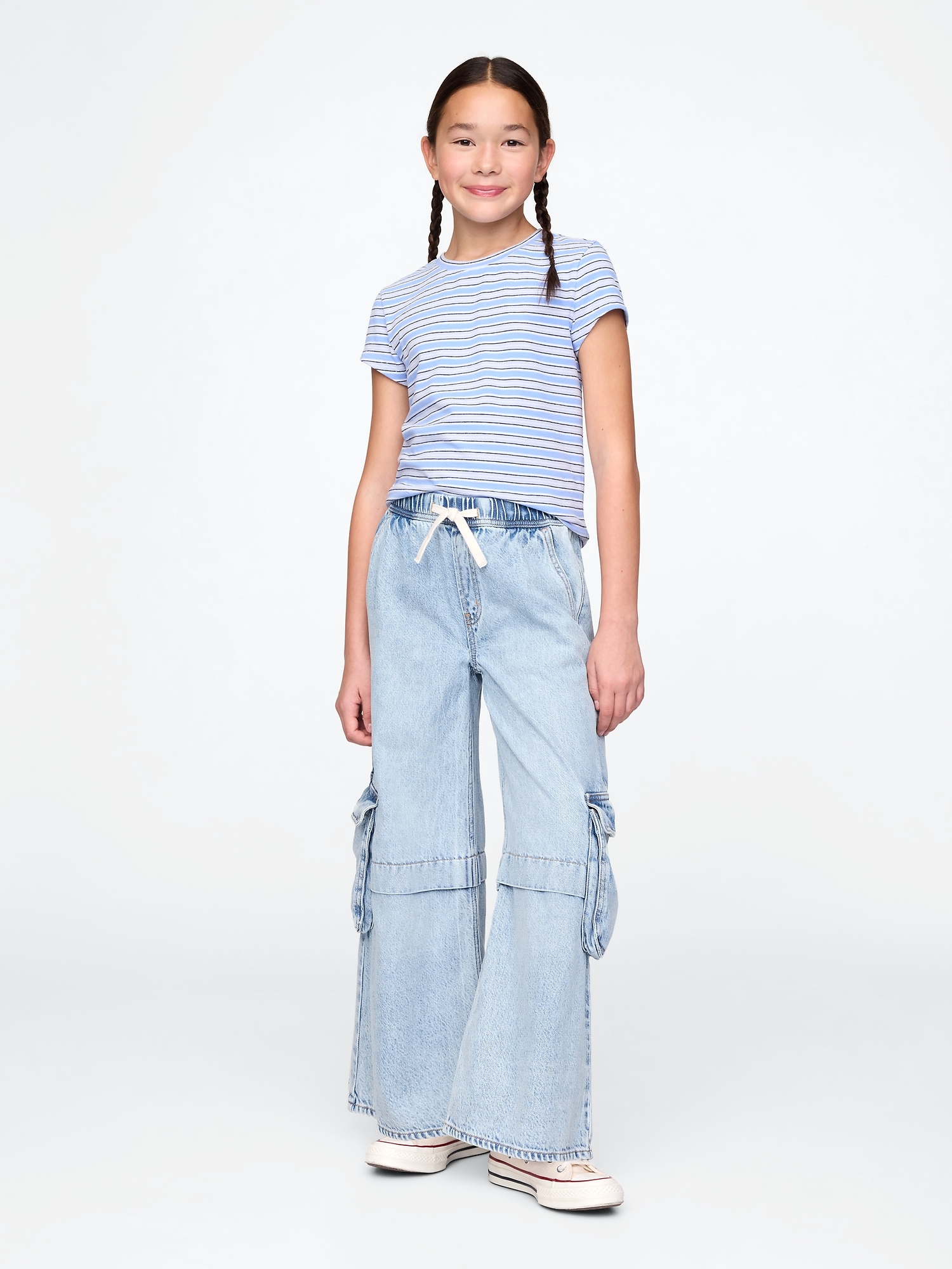 Kids UltraSoft Baggy Cargo Jeans