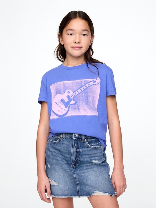 Image number 1 showing, Kids Relaxed Graphic T-Shirt