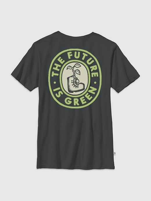 Image number 2 showing, Kids WALL-E Future Is Green Graphic T-Shirt