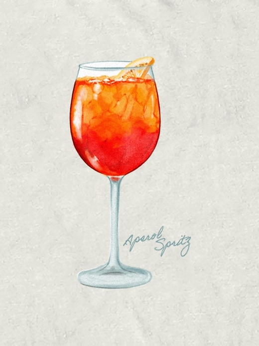 Image number 2 showing, Aperol Spritz Graphic T-Shirt