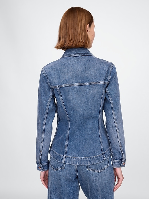 Image number 3 showing, Longline Denim Jacket