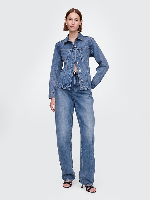 Image number 2 showing, Longline Denim Jacket