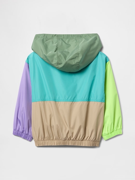 Image number 2 showing, Baby &amp; Toddler Jersey-Lined Colorblock Windbreaker