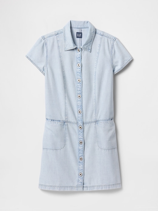 Image number 7 showing, UltraSoft Denim Mini Shift Dress