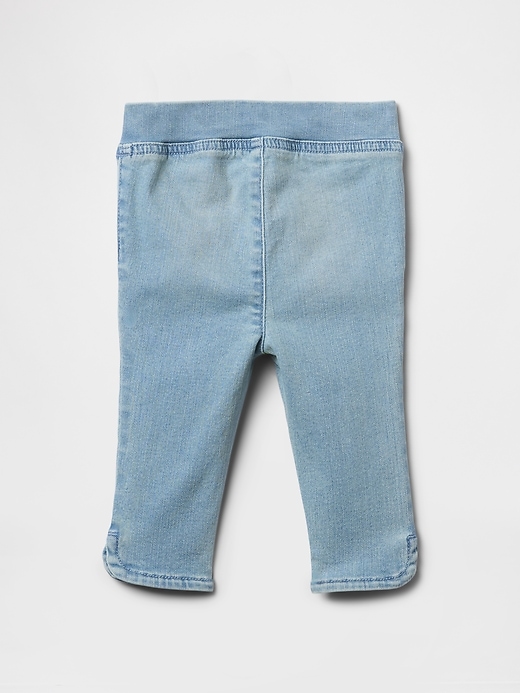 Image number 2 showing, Baby &amp; Toddler Denim Capri Jeggings