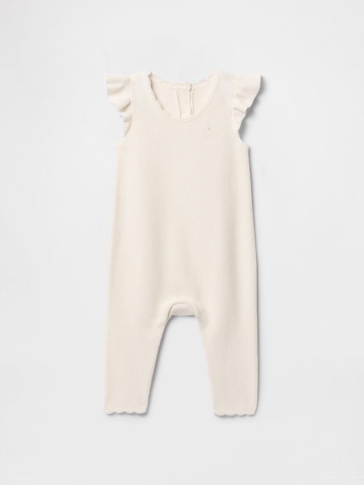 Image number 1 showing, Baby Ruffle Sweater One-Piece