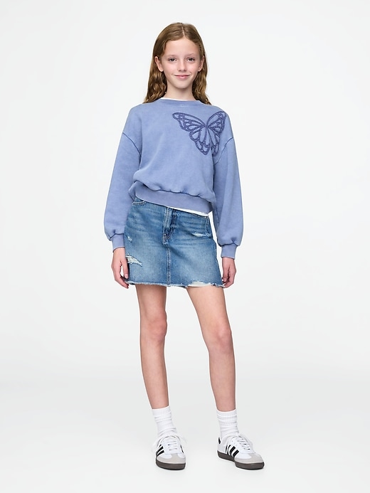 Image number 3 showing, Kids Vintage Soft Dolman Sweatshirt