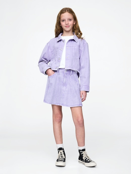 Image number 1 showing, Kids UltraSoft Denim Skirt