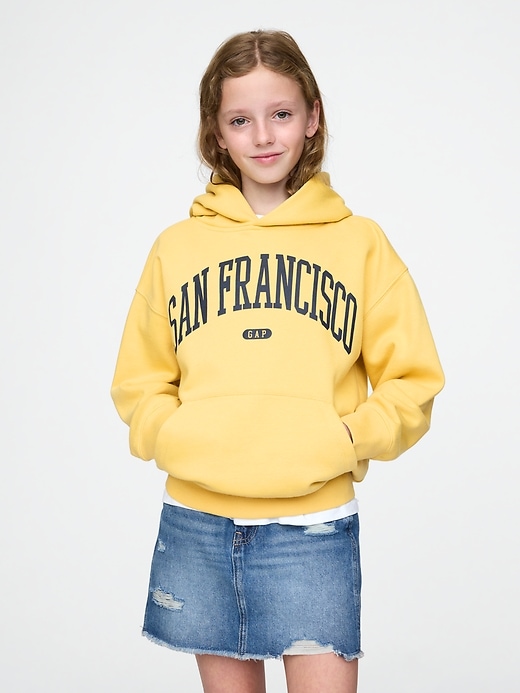 Image number 2 showing, Kids Vintage Soft Relaxed Hoodie