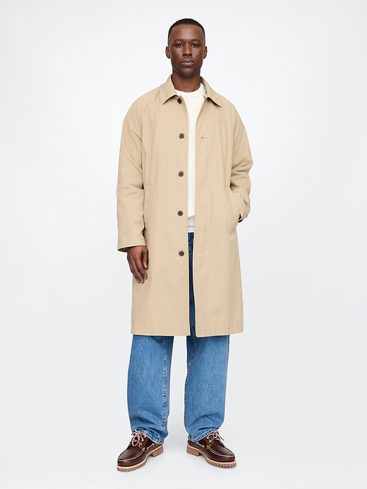 Image number 1 showing, Oversized Trench Coat