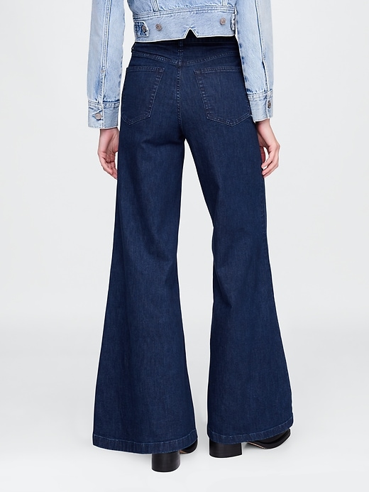 Image number 5 showing, High Rise Extra-Wide Flare Jeans