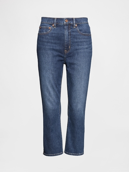 Image number 6 showing, High Rise Capri Jeans