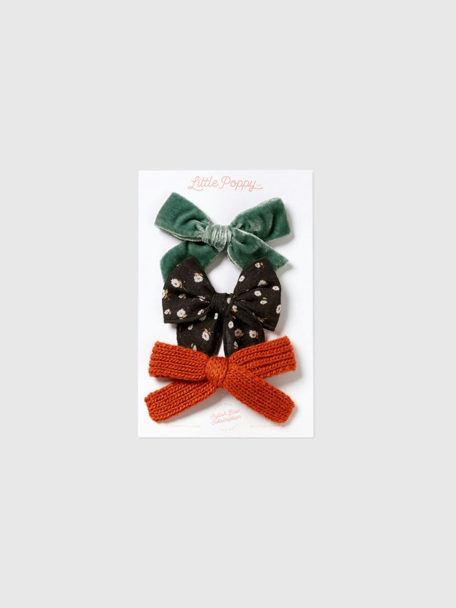 The Posy Bow Clip Set