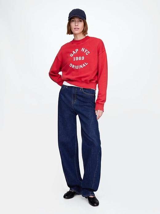 Image number 3 showing, Cropped Sweatshirt