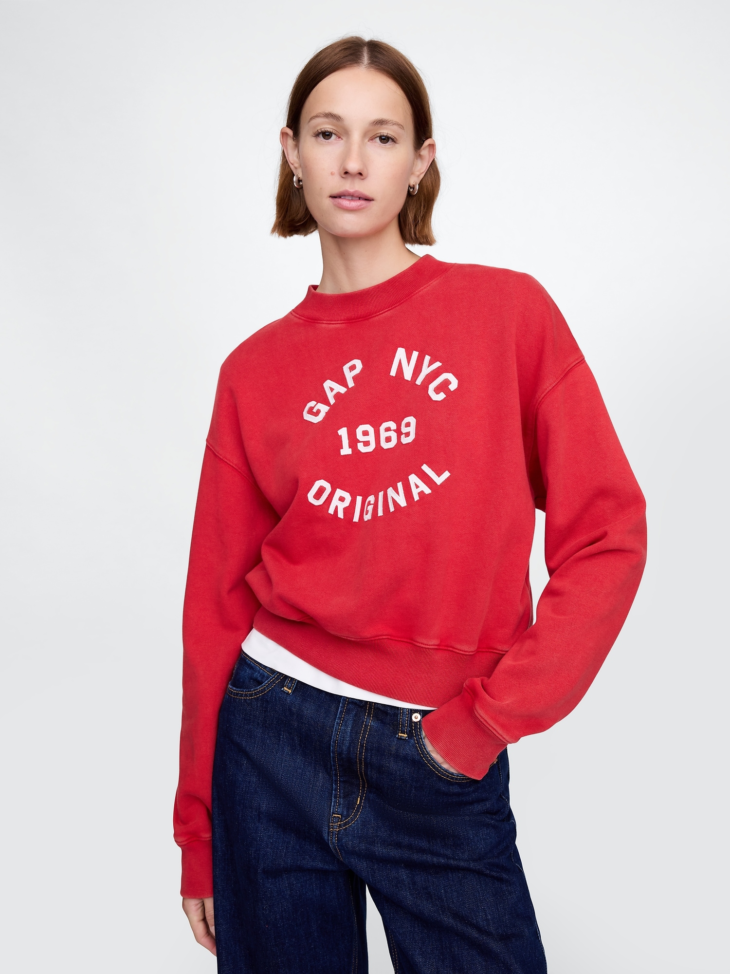 Heavyweight French Terry Cropped Sweatshirt