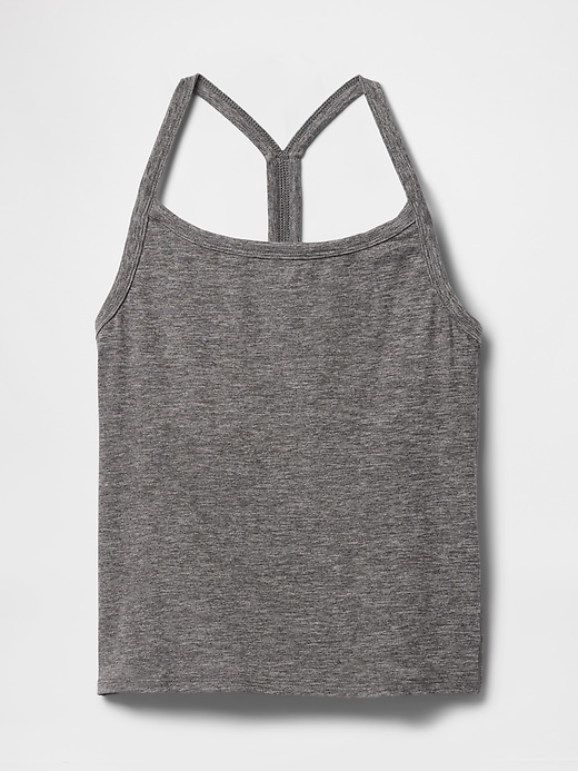 Image number 4 showing, GapFit Lightweight Brushed Jersey Racerback Tank Top