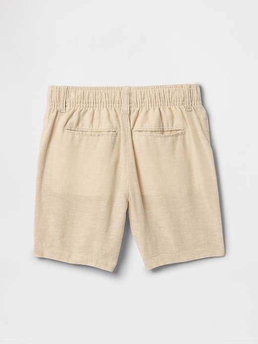 Image number 3 showing, Baby & Toddler Linen-Cotton Shorts