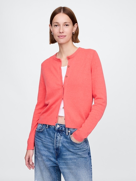 Image number 1 showing, CashSoft Cardigan