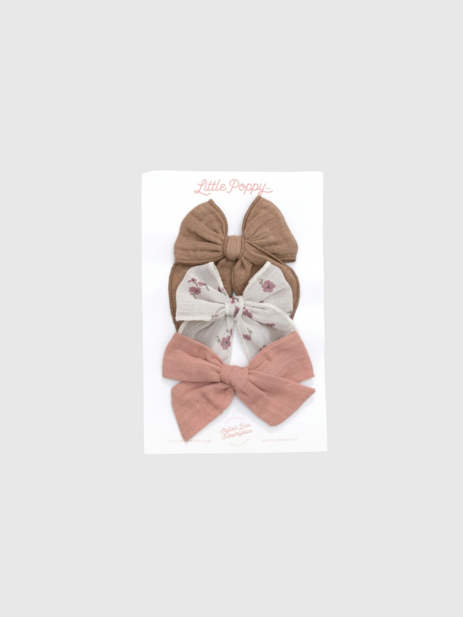 The Monet Bow Clip Set