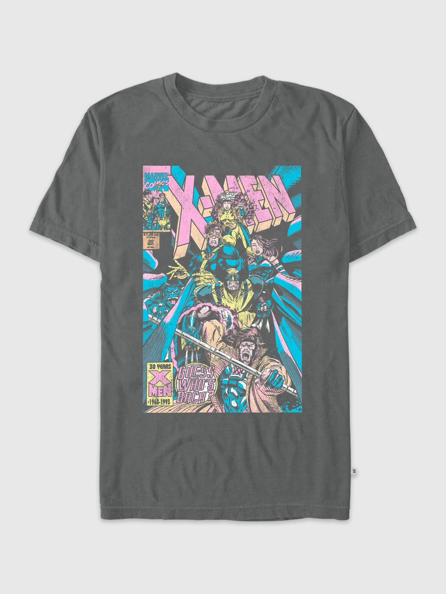 X-Men Pastel Comic Cover Graphic T-Shirt