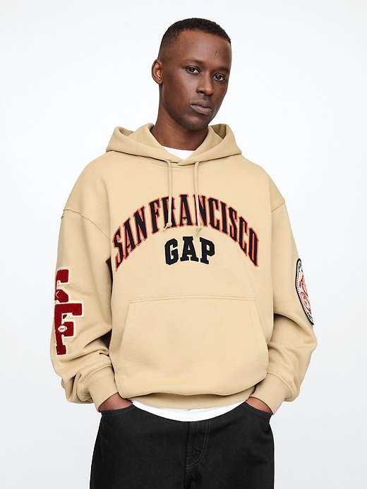 Image number 1 showing, Heavyweight San Francisco Logo Hoodie