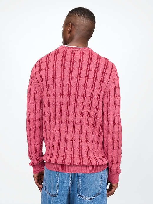 Image number 3 showing, Classic Cable-Knit Sweater