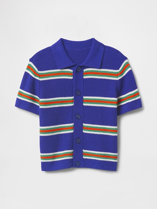 Image number 2 showing, Baby & Toddler Crochet Cabana Shirt