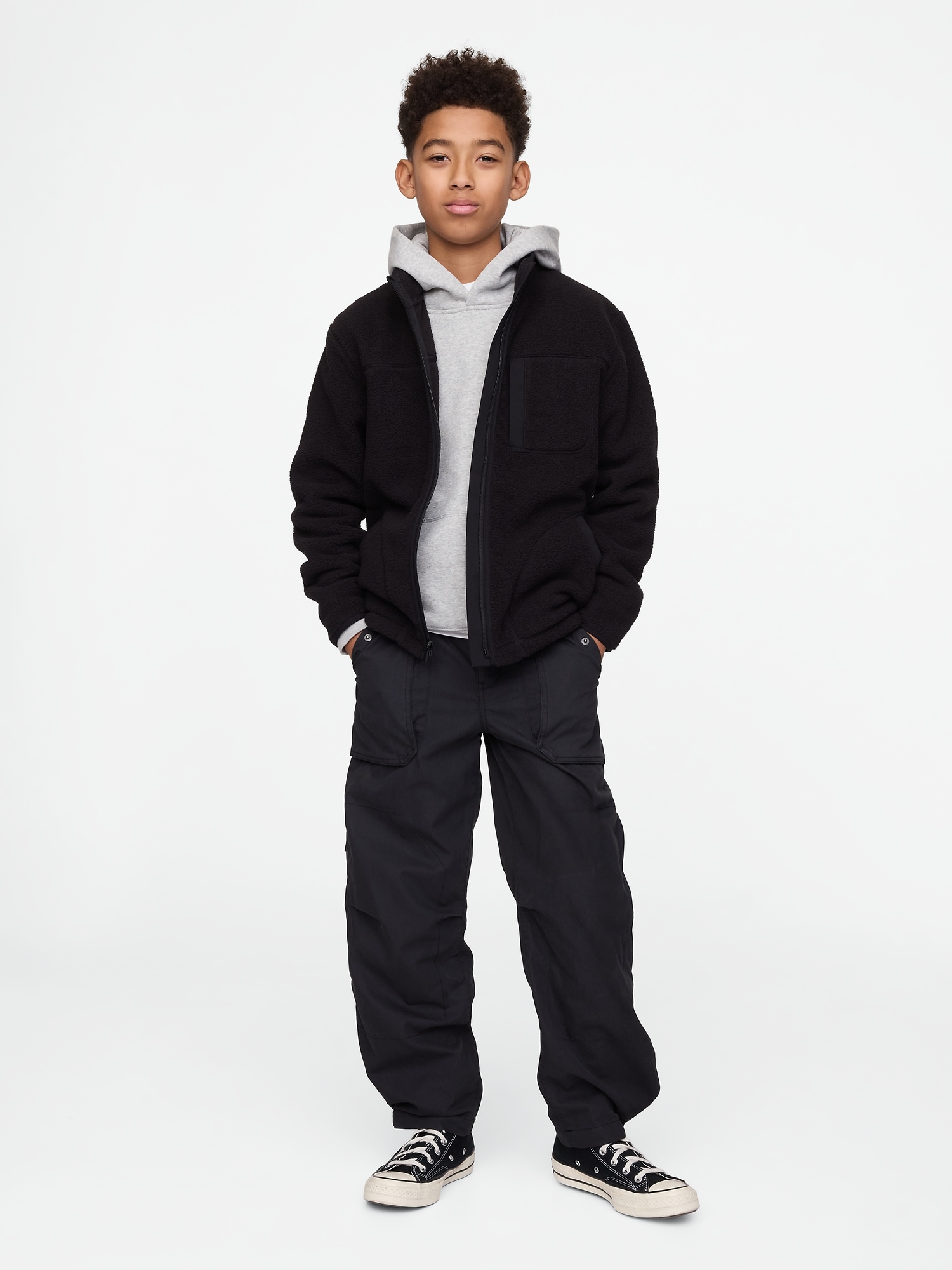 Kids Loose Utility Pants