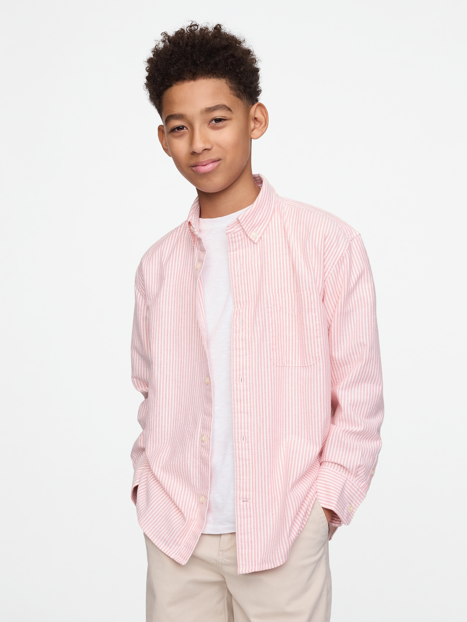 Kids Relaxed Oxford Shirt