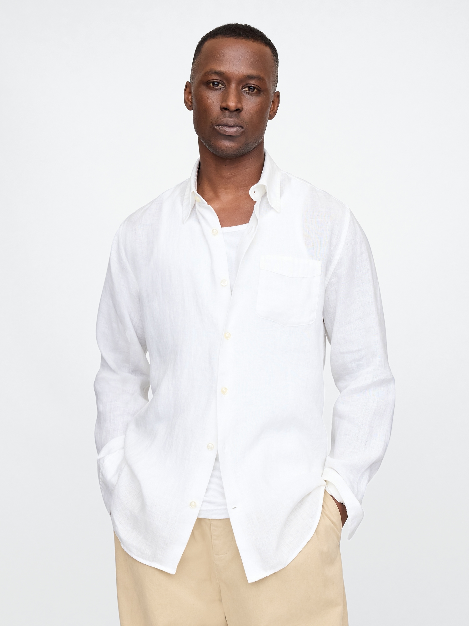 100% Linen Classic Shirt