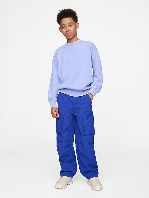 Image number 1 showing, Kids Pull-On Parachute Cargo Pants