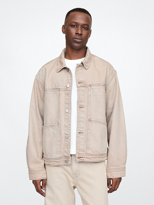 Image number 1 showing, UltraSoft Boxy Icon Denim Jacket