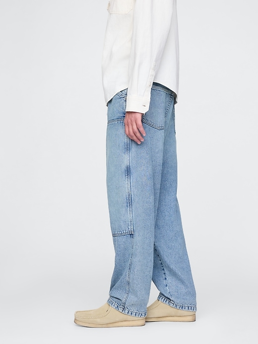 Image number 4 showing, UltraSoft Baggy Jeans