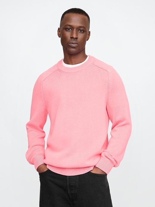 Image number 1 showing, Raglan Crewneck Sweater