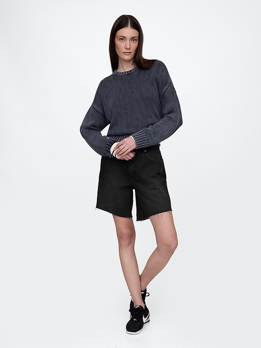 Image number 2 showing, 100% Cotton Relaxed Sweater