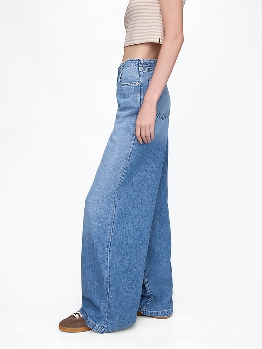 Image number 3 showing, Mid Rise UltraSoft Baggy Jeans