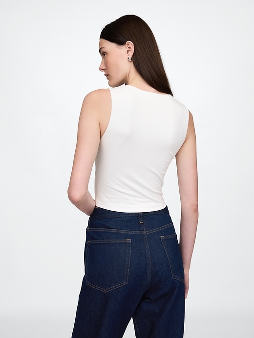 Image number 2 showing, CloseKnit Jersey Cropped Shell Tank Top