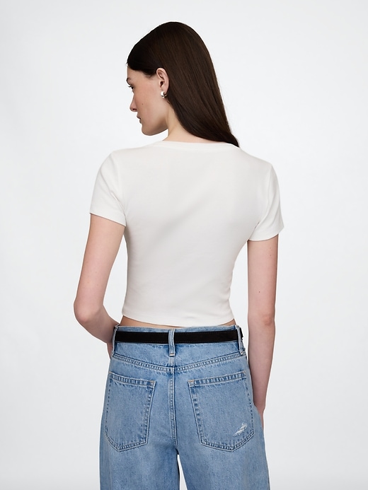 Image number 2 showing, Modern Cropped T-Shirt