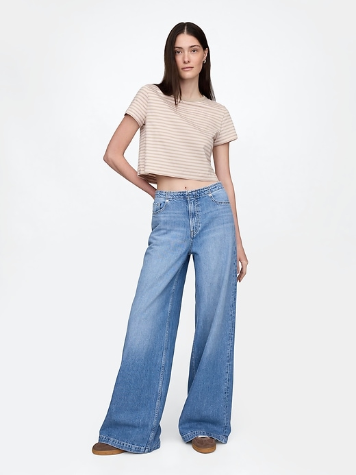 Image number 1 showing, Mid Rise UltraSoft Baggy Jeans