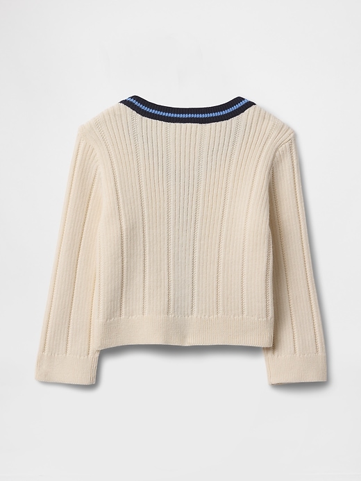 Image number 2 showing, Baby V-Neck Rib Cardigan