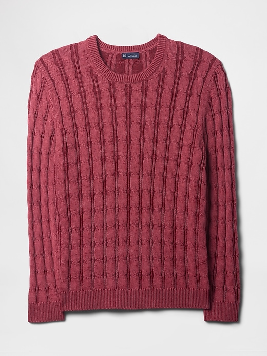 Image number 5 showing, Classic Cable-Knit Sweater