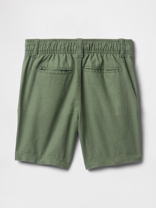 Image number 3 showing, Baby & Toddler Linen-Cotton Shorts