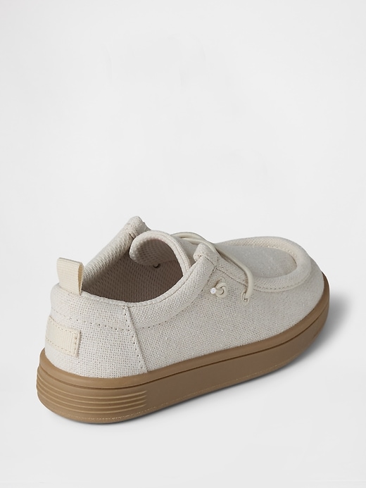 Image number 4 showing, Baby &amp; Toddler Chambray Moc Sneakers