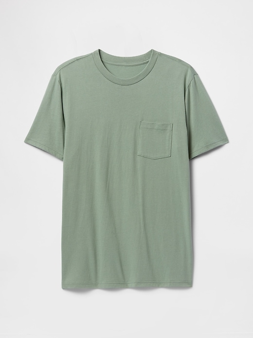 Image number 5 showing, Organic Cotton Pocket T-Shirt