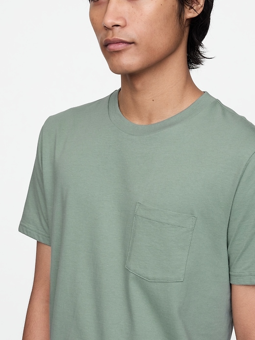 Image number 4 showing, Organic Cotton Pocket T-Shirt