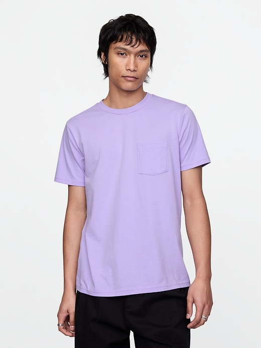 Image number 1 showing, Organic Cotton Pocket T-Shirt