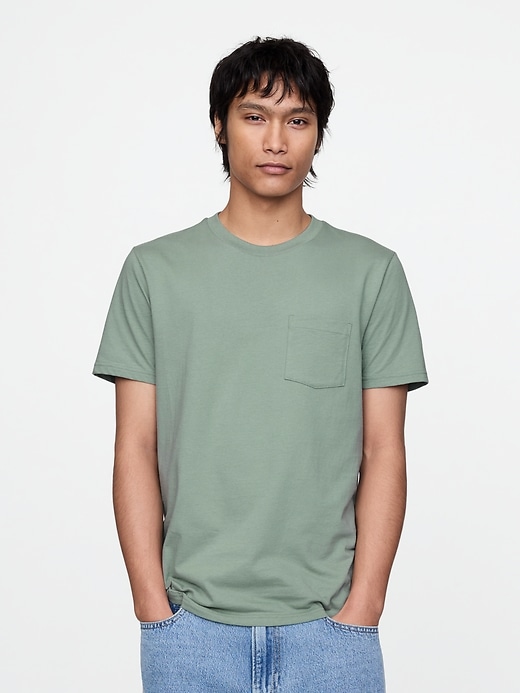 Image number 1 showing, Organic Cotton Pocket T-Shirt