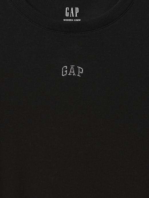 Image number 4 showing, Modern Cropped Logo T-Shirt